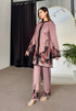 Pink Blossom Winter Kurta Set